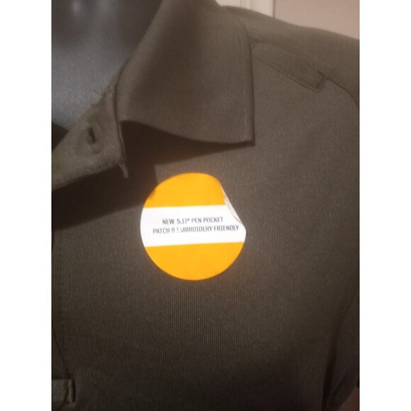 NWT 5.11 Tactical Performance Short Sleeve Polo Shirt Womens Large L Green NEW - Picture 4 of 11